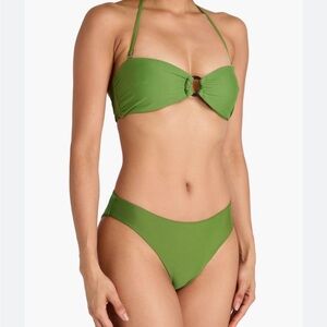 Green Halter Bikini bottom